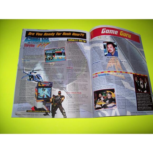 Sega Strategy Magazine Retro Video Arcade Games Virtua Fighter Daytona Die Hard - Picture 5 of 9